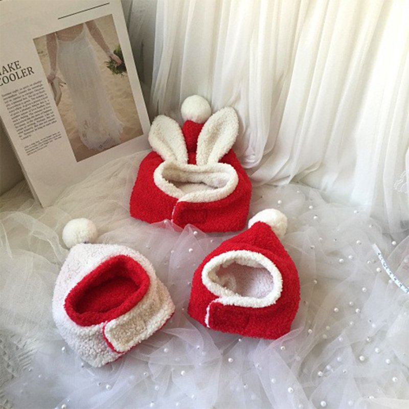Dog Clothes Christmas Fleece Hat - PIKAPIKA