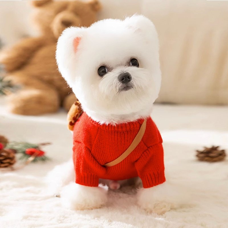 Dog Clothes Christmas Sweater - PIKAPIKA