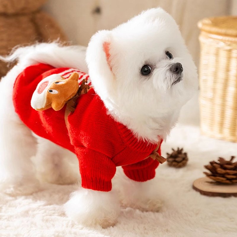 Dog Clothes Christmas Sweater - PIKAPIKA