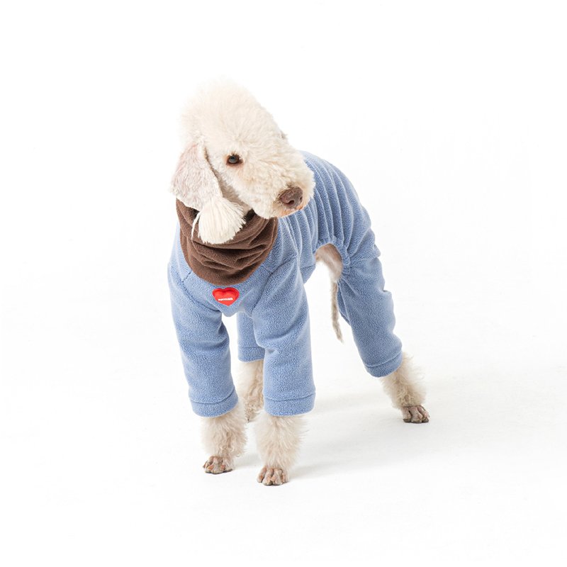 Dog Clothes Fleece Onesie Bedlington - PIKAPIKA
