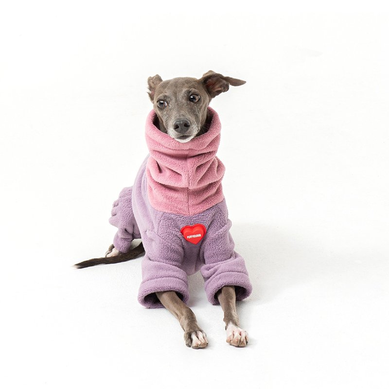 Dog Clothes Fleece Onesie Bedlington - PIKAPIKA