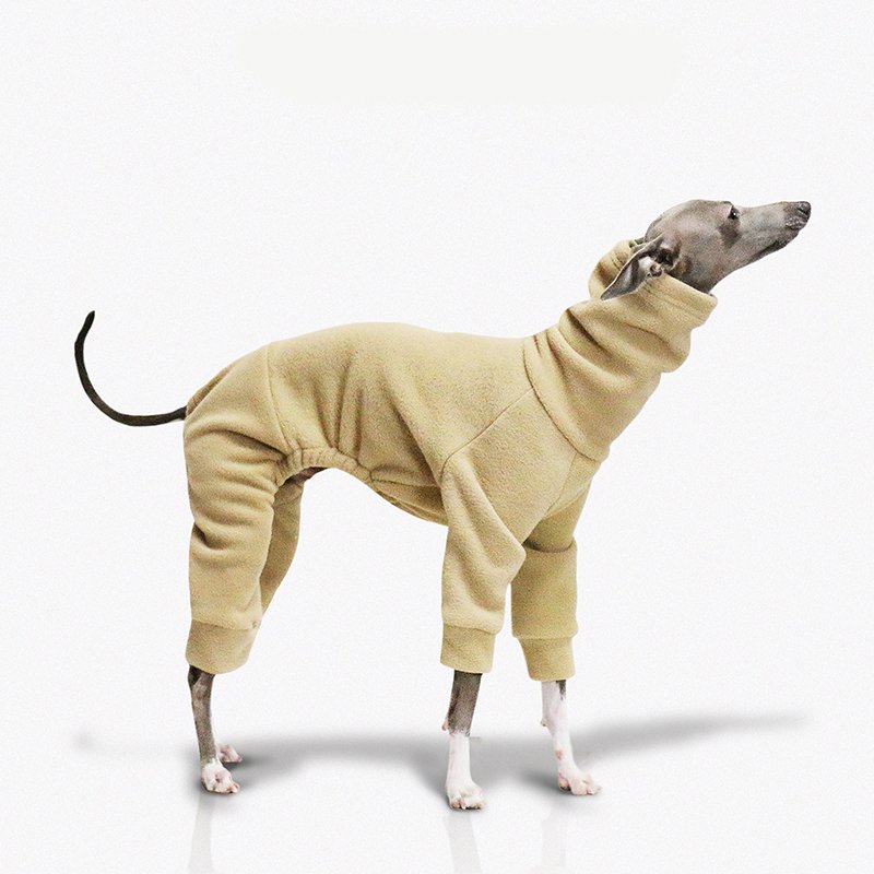 Dog Clothes Fleece Onesie Italian Greyhound Whippet - PIKAPIKA