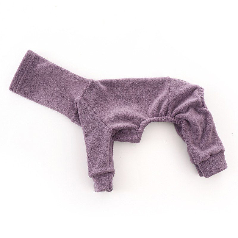 Dog Clothes Fleece Onesie Italian Greyhound Whippet - PIKAPIKA