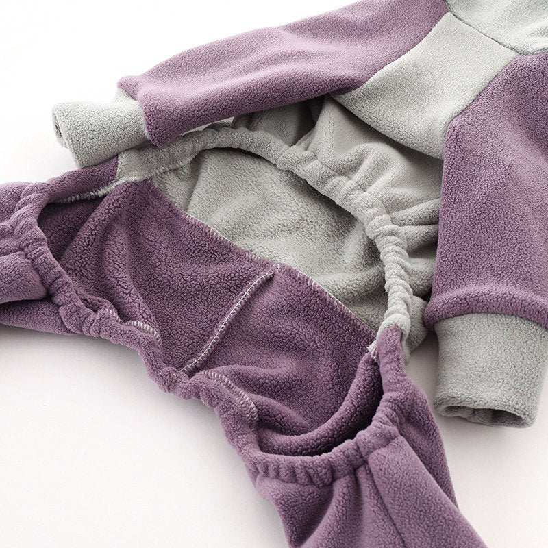 Dog Clothes Fleece Onesie Italian Greyhound Whippet - PIKAPIKA