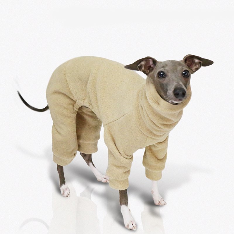 Dog Clothes Fleece Onesie Italian Greyhound Whippet - PIKAPIKA
