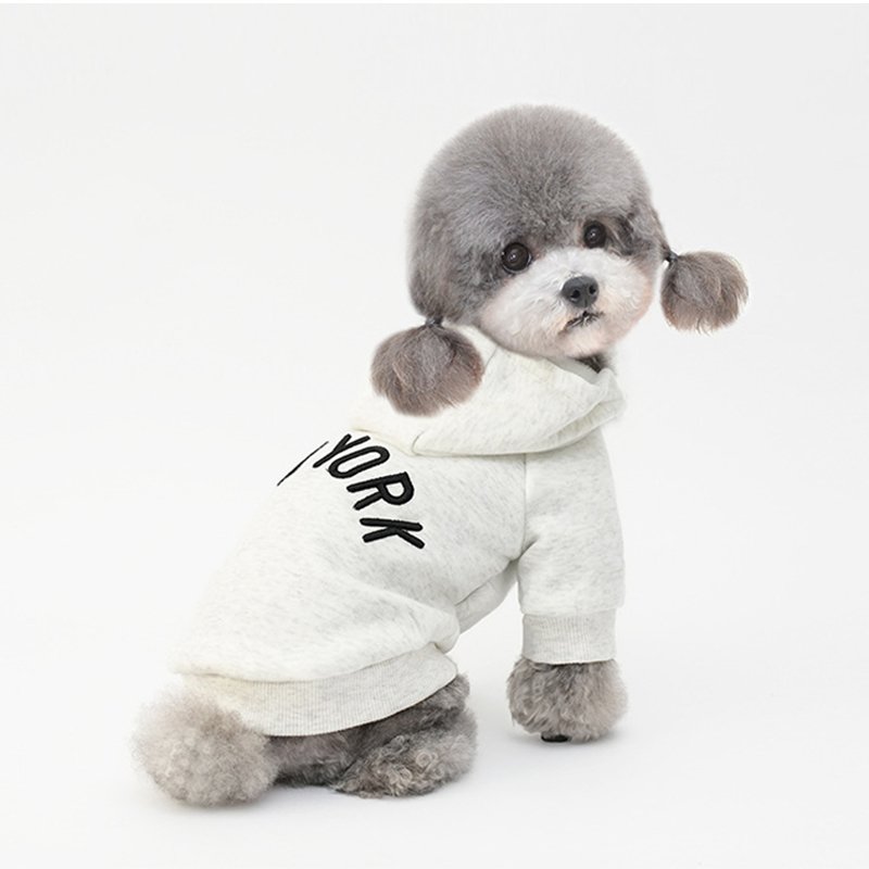 Dog Clothes Hoodie New York - PIKAPIKA
