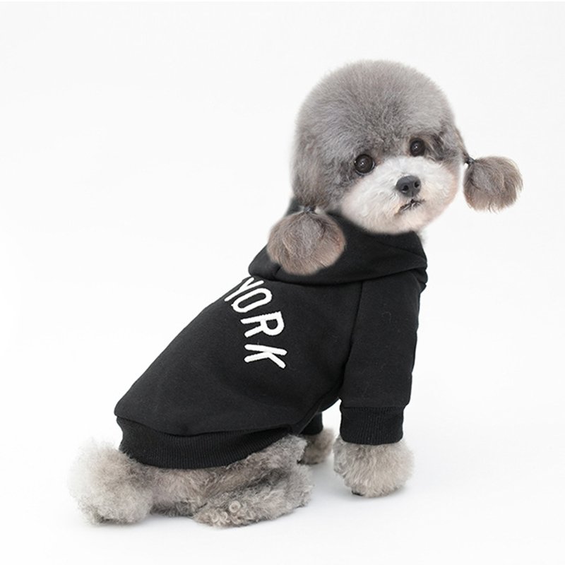 Dog Clothes Hoodie New York - PIKAPIKA
