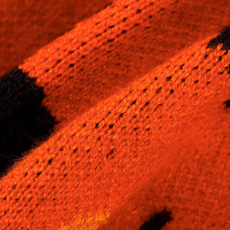 Dog Clothes Pumpkin Knitted Sweater Halloween Costume - PIKAPIKA