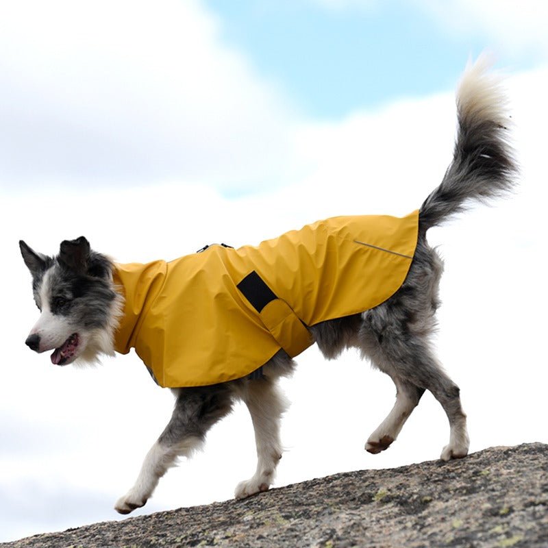 Dog Clothes Rain Cape Waterproof Windproof Jacket - PIKAPIKA