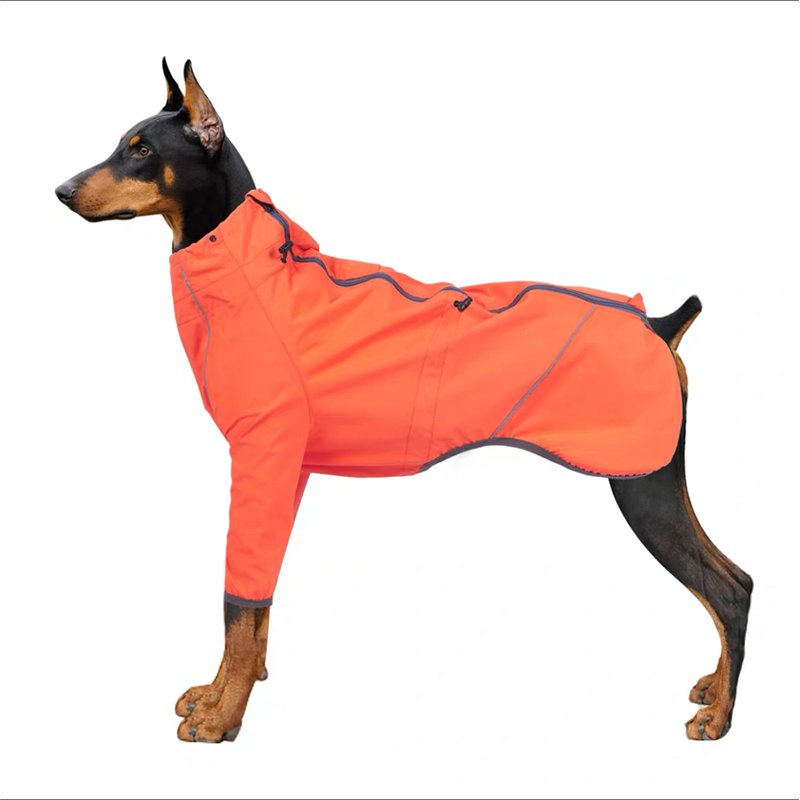 Dog Clothes Raincoat Reflective Windproof Waterproof Jacket - PIKAPIKA