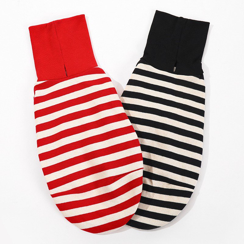 Dog Clothes Turtleneck Stripe Christmas Shirt Italian Greyhound Whippet - PIKAPIKA