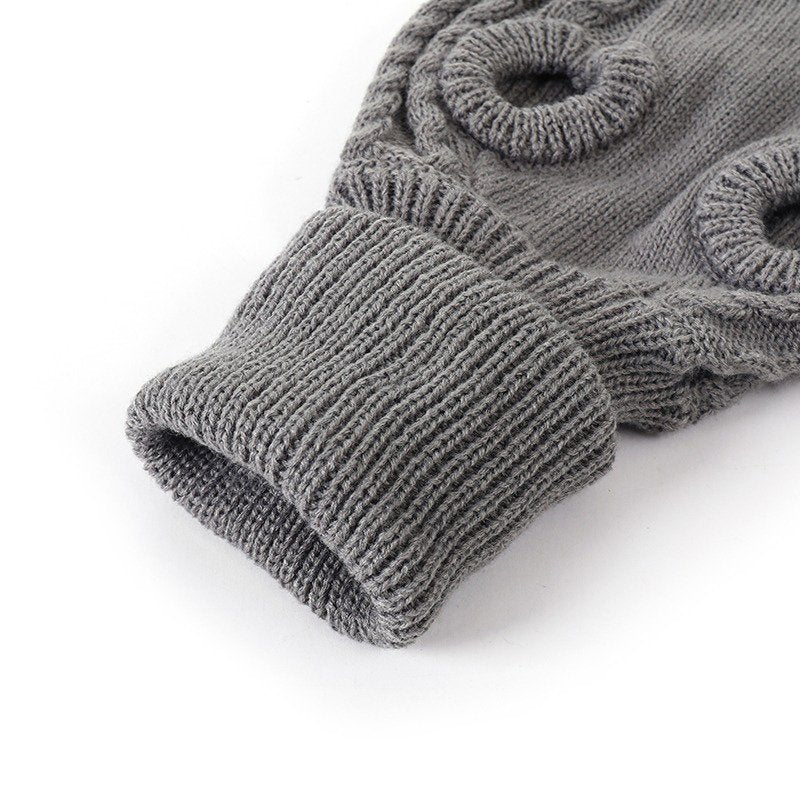 Dog Clothes Turtleneck Sweater Italian Greyhound Whippet - PIKAPIKA