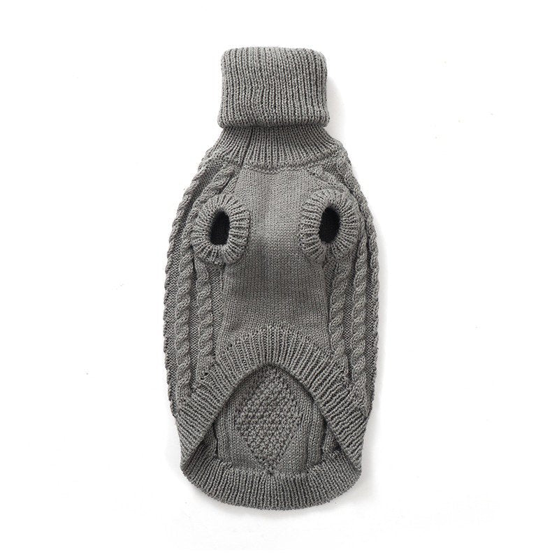 Dog Clothes Turtleneck Sweater Italian Greyhound Whippet - PIKAPIKA