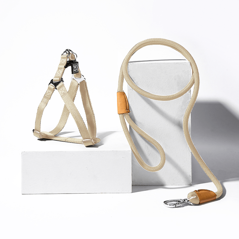 Dog Harness & Leash Set Vest - Style Breathable Mesh Reflective - PIKAPIKA