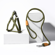 Dog Harness & Leash Set Vest - Style Breathable Mesh Reflective - PIKAPIKA