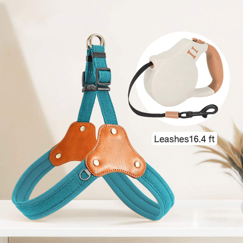 Dog Harness Vest No - Pull Custom ID Tag with Leashes - PIKAPIKA