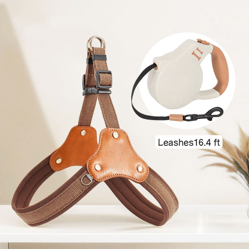 Dog Harness Vest No - Pull Custom ID Tag with Leashes - PIKAPIKA