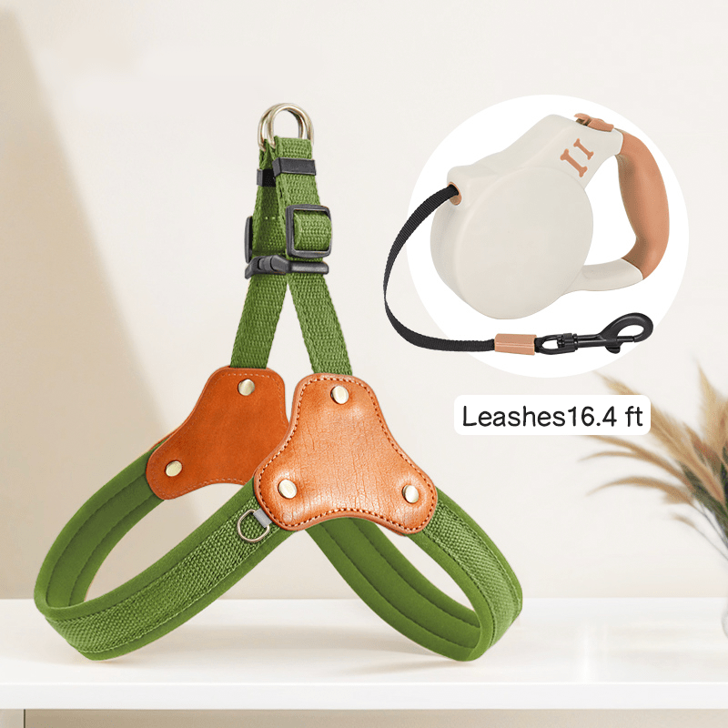 Dog Harness Vest No - Pull Custom ID Tag with Leashes - PIKAPIKA