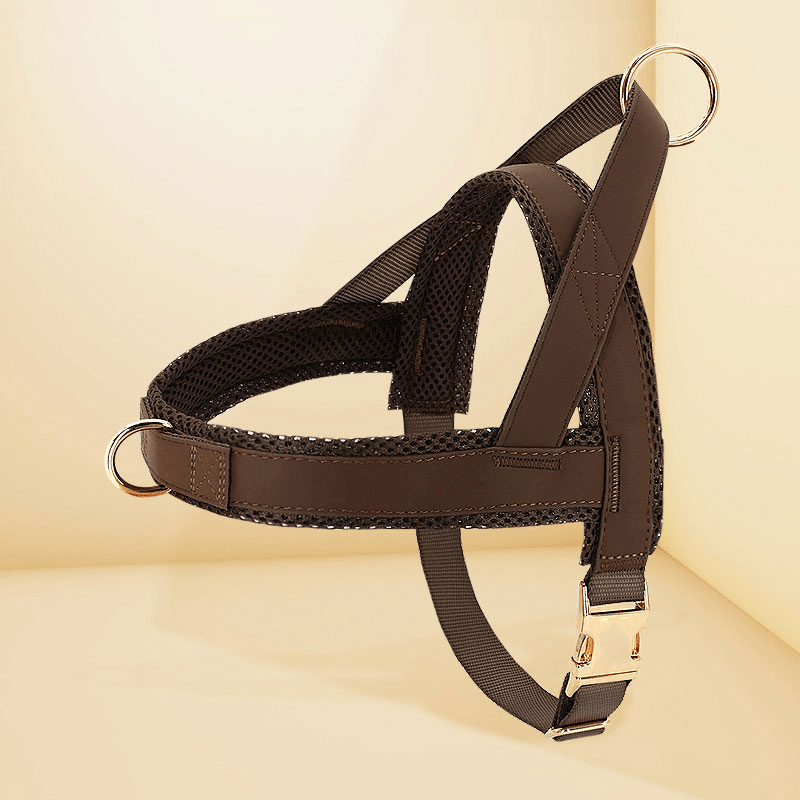 Dog Harness Vest Set Adjustable No - Choke with Leash - PIKAPIKA