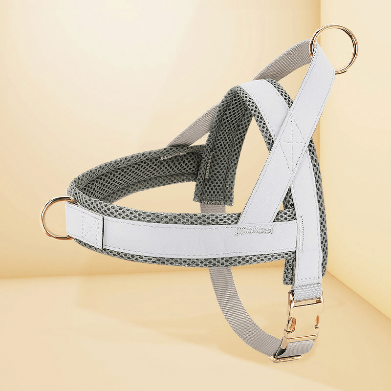 Dog Harness Vest Set Adjustable No - Choke with Leash - PIKAPIKA