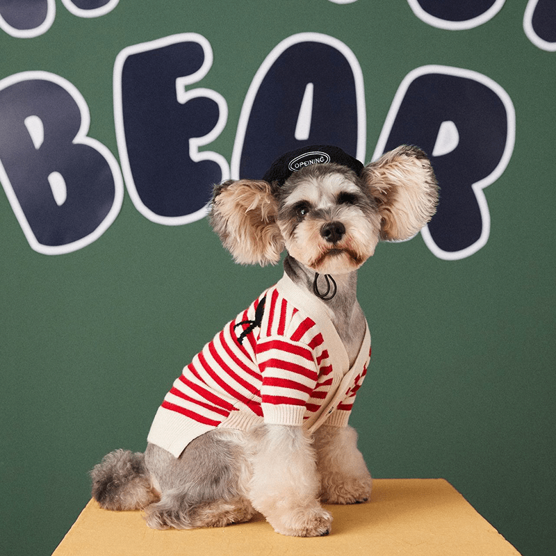 Dog Hat Polar Fleece Adjustable Retractable Beret - PIKAPIKA