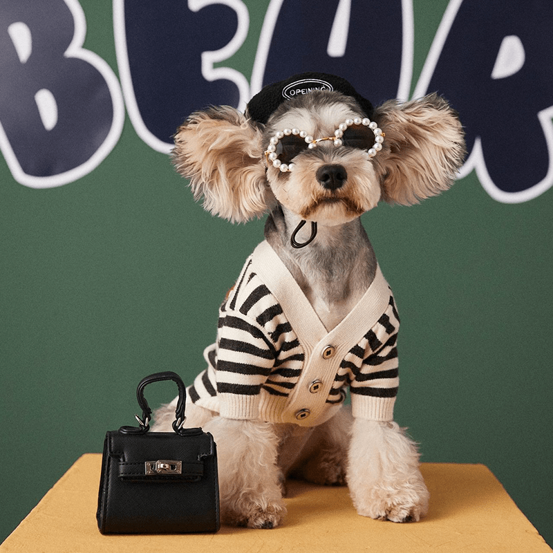 Dog Hat Polar Fleece Adjustable Retractable Beret - PIKAPIKA