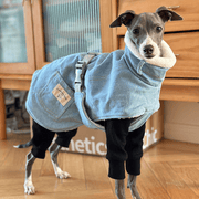 Dog Jacket Denim Coat Fleece Lining for Italian Greyhound Whippet Clothes - PIKAPIKA