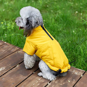 Dog Jacket Padded Button Coat Winter Warm Cover - PIKAPIKA