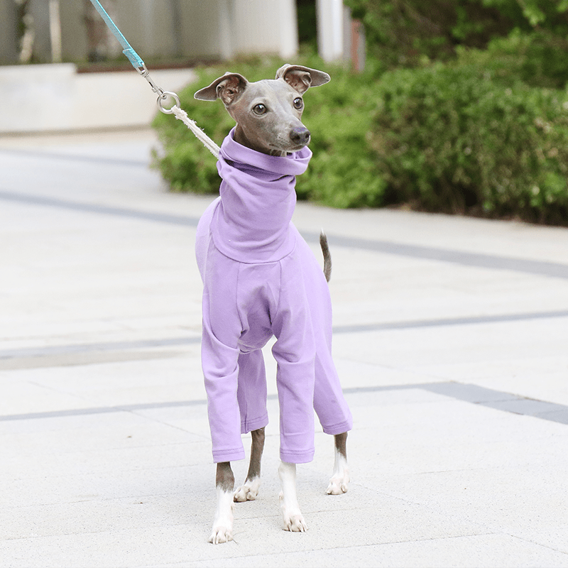 Dog Onesies Cotton Pajamas Clothes for Italian Greyhound Whippet Clothing - PIKAPIKA