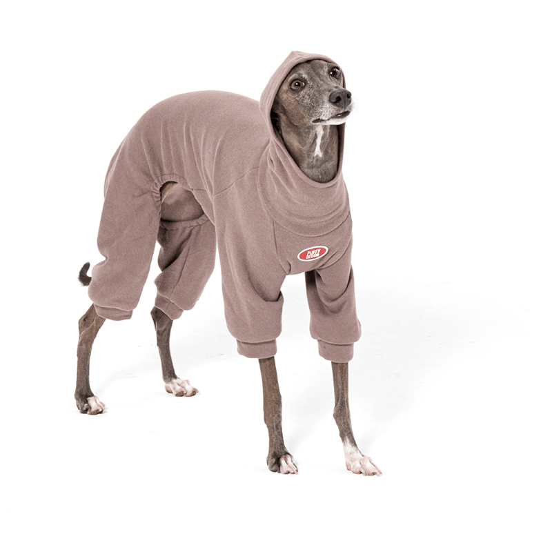 Dog Onesies Fleece Hoodie Clothes for Italian greyhound Whippet - PIKAPIKA