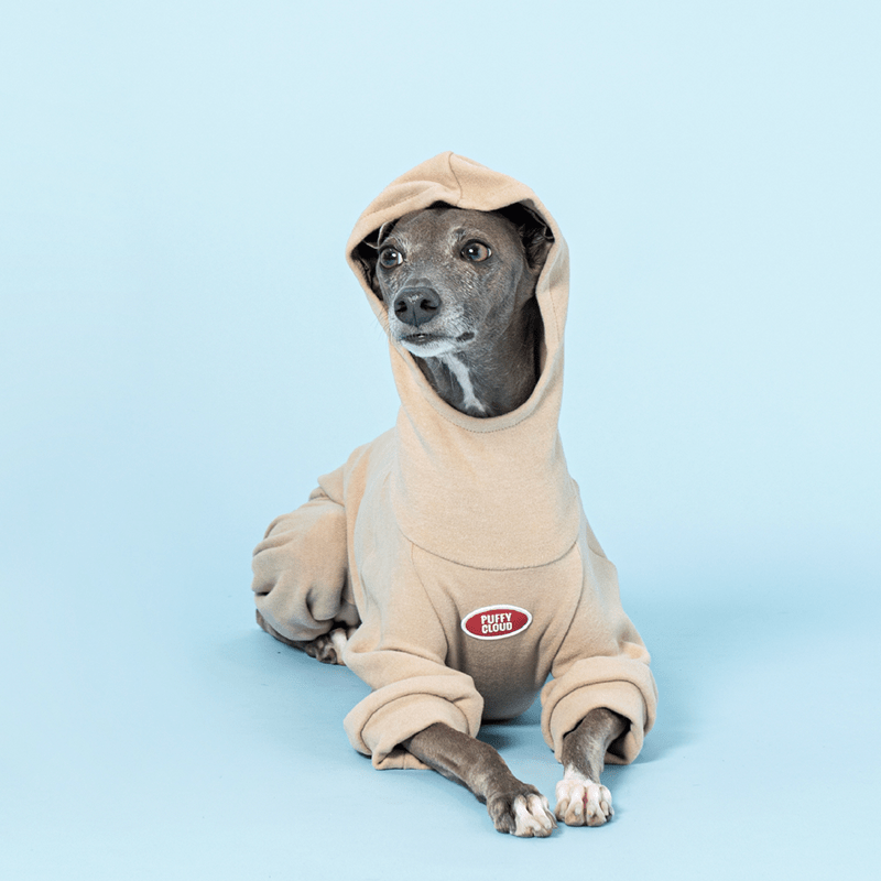 Dog Onesies Fleece Hoodie Clothes for Italian greyhound Whippet - PIKAPIKA