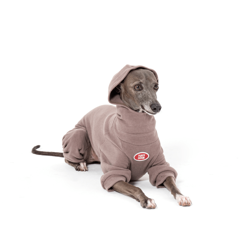 Dog Onesies Fleece Hoodie Clothes for Italian greyhound Whippet - PIKAPIKA