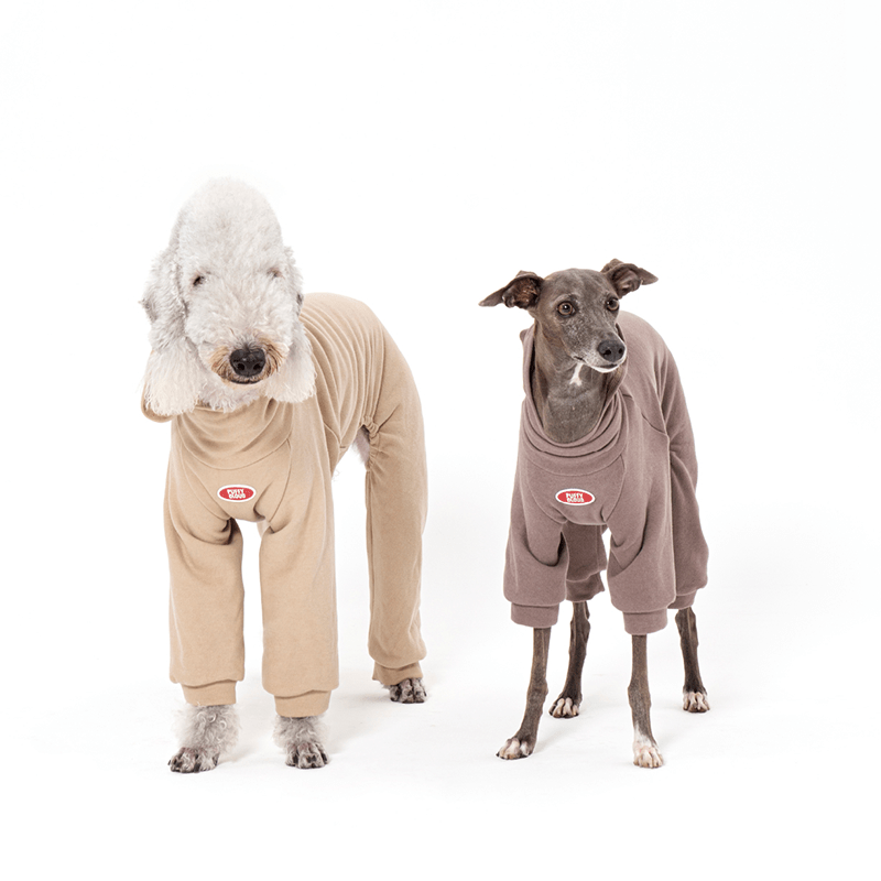 Dog Onesies Fleece Warm Hoodie Clothes for Bedlington - PIKAPIKA