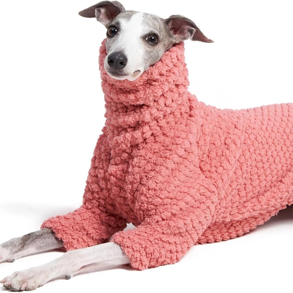 Dog Onesies Pajamas Double Fleece Clothes for Italian Greyhound Whippet Clothing - PIKAPIKA
