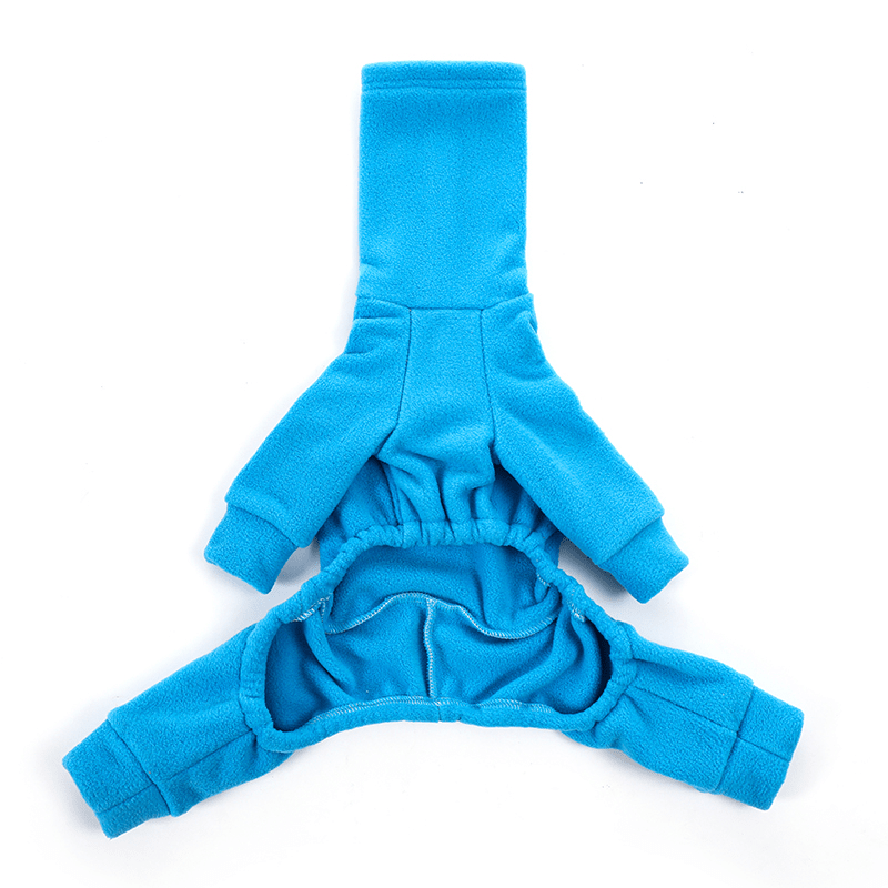 Dog Onesies Pajamas Fleece Clothes for Italian Greyhound Whippet Clothing - PIKAPIKA