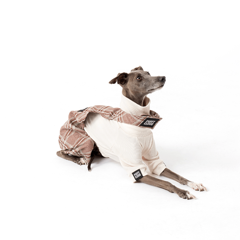 Dog Shirts Highneck Cotton Clothes for Italian Greyhound Whippet - PIKAPIKA