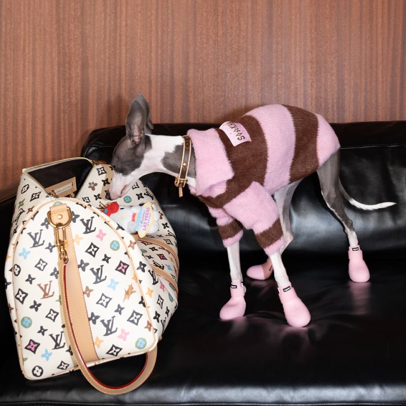 Dog Soft Turtleneck Sweater Knitwear Clothing Cardigan for Greyhound Whippet iggy - PIKAPIKA