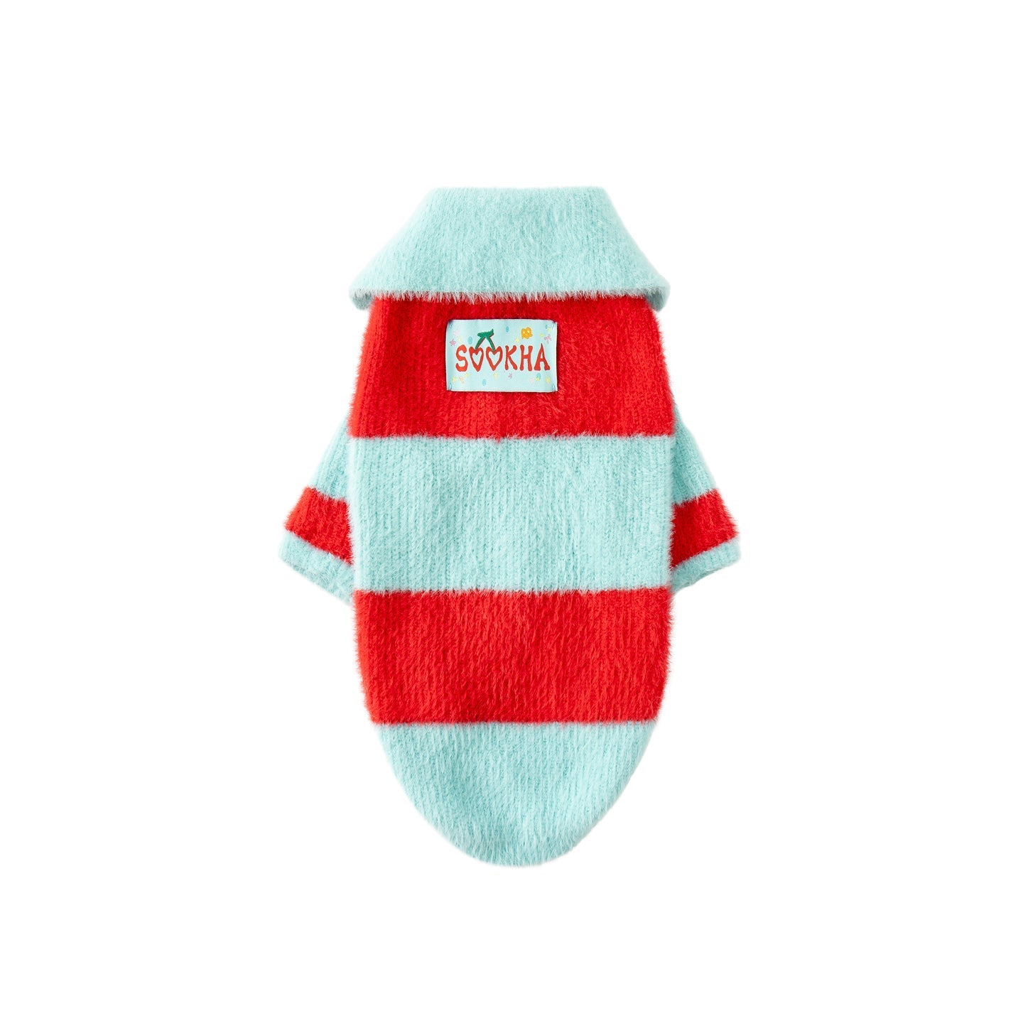 Dog Soft Turtleneck Sweater Knitwear Clothing Cardigan for Greyhound Whippet iggy - PIKAPIKA