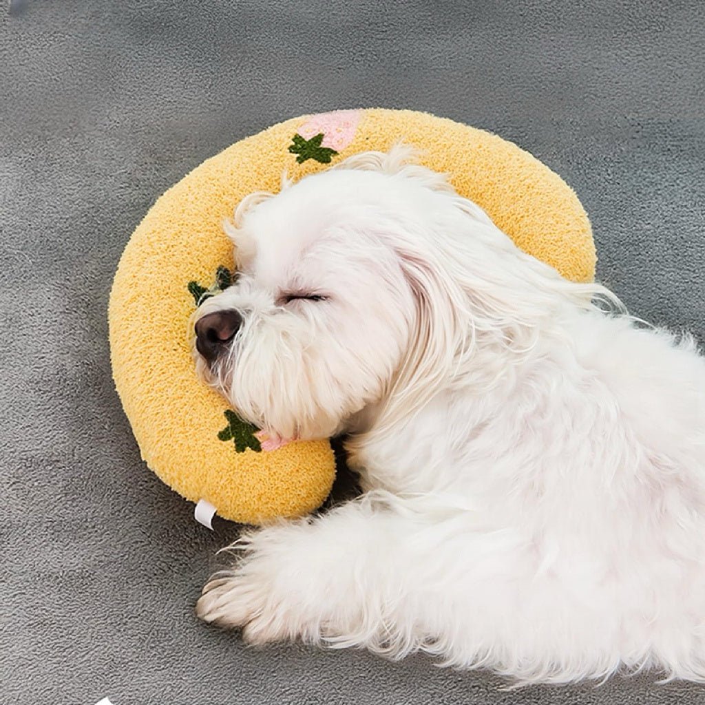 Dog U - Shaped Pillow & Soft Blanket Set - PIKAPIKA