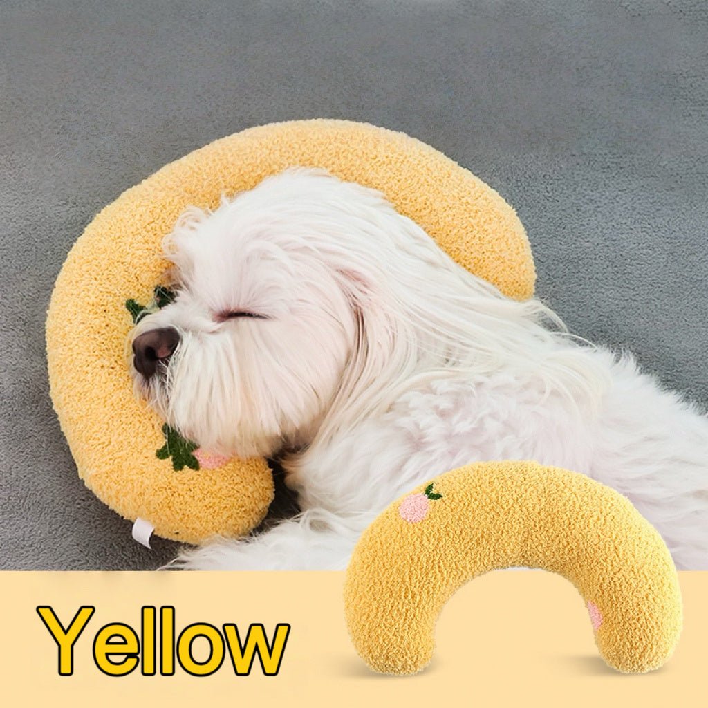 Dog U - Shaped Pillow & Soft Blanket Set - PIKAPIKA