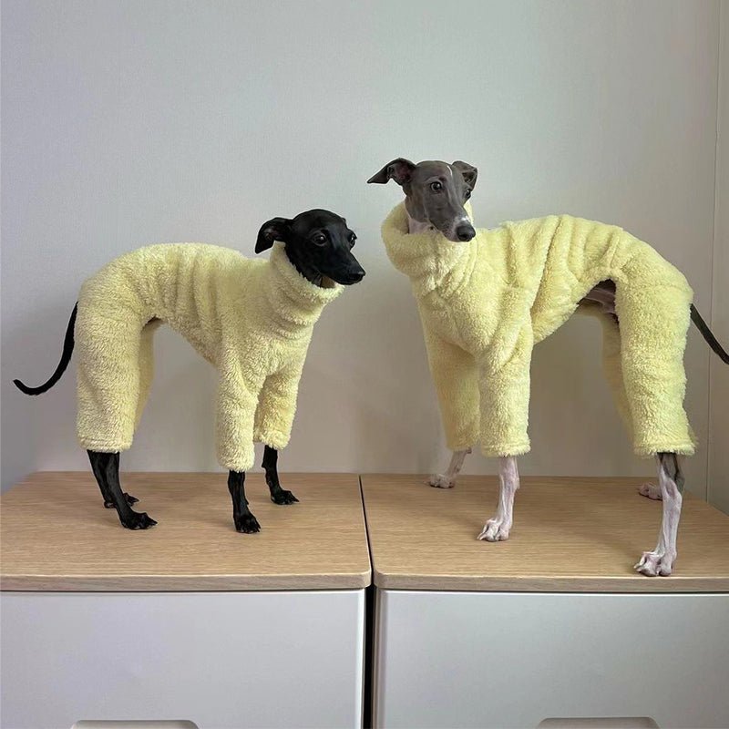 Double Fleece Onesie for Italian Greyhound Whippet Dog Clothes - PIKAPIKA