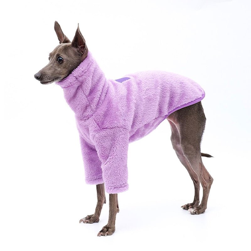 Double Fleece Shirts Italian greyhound Whippet Dog Clothes - PIKAPIKA