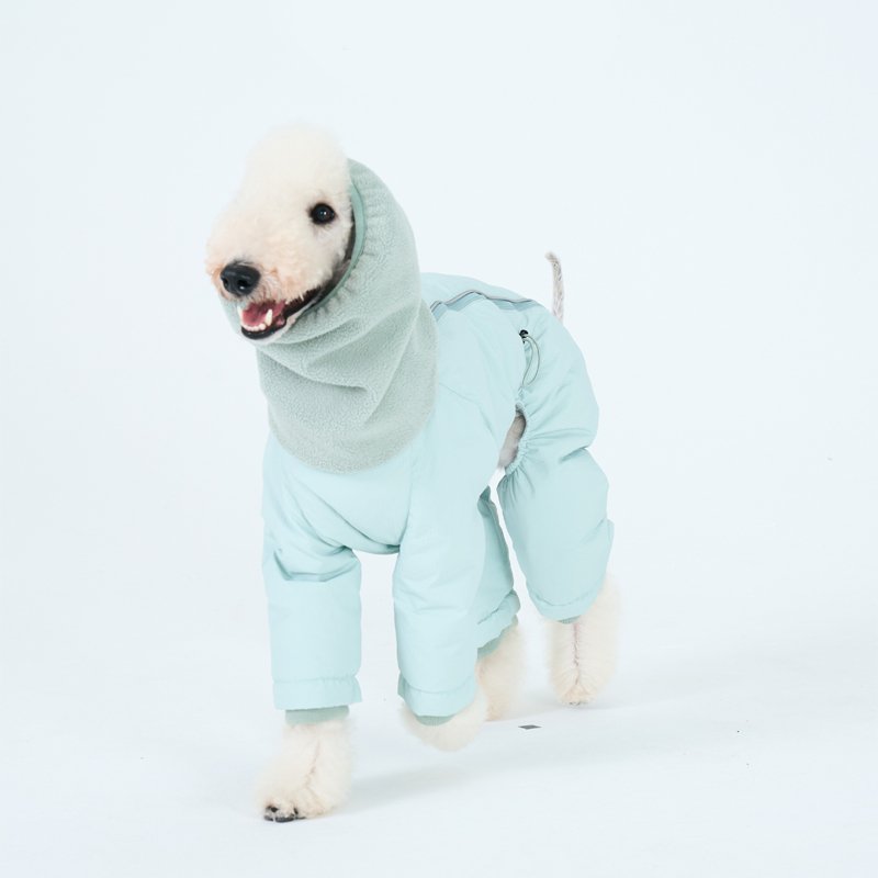 Down Padded Jacket 4Legs Warm Bedlington Dog Clothes - PIKAPIKA