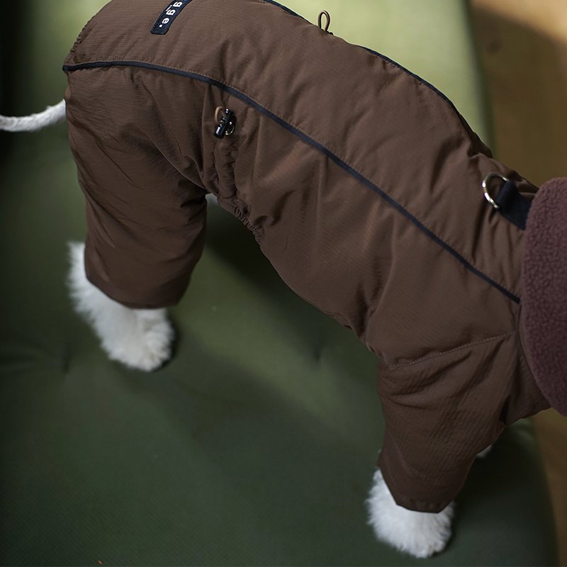Down Padded Jacket 4Legs Warm Bedlington Dog Clothes - PIKAPIKA