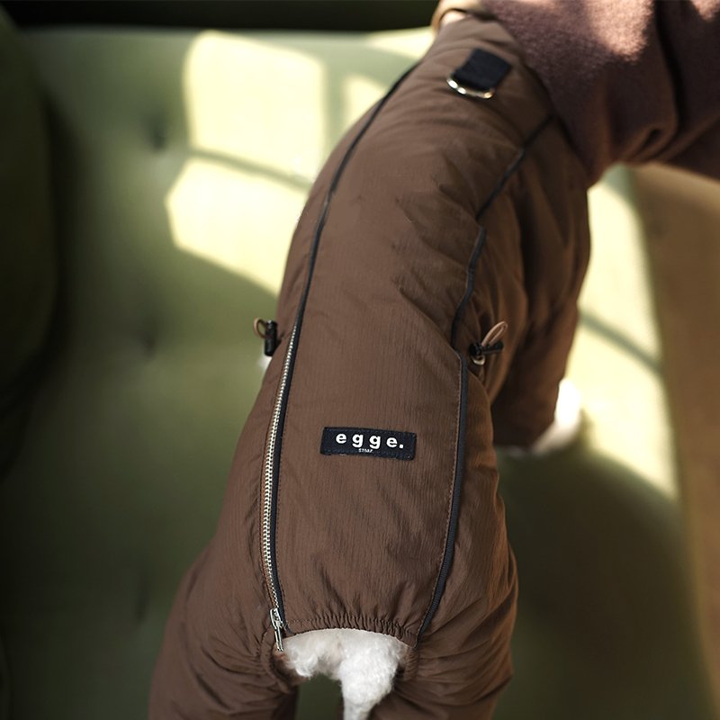 Down Padded Jacket 4Legs Warm Bedlington Dog Clothes - PIKAPIKA