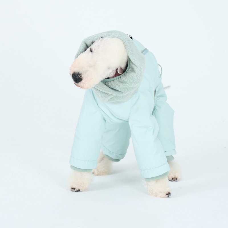 Down Padded Jacket 4Legs Warm Bedlington Dog Clothes - PIKAPIKA