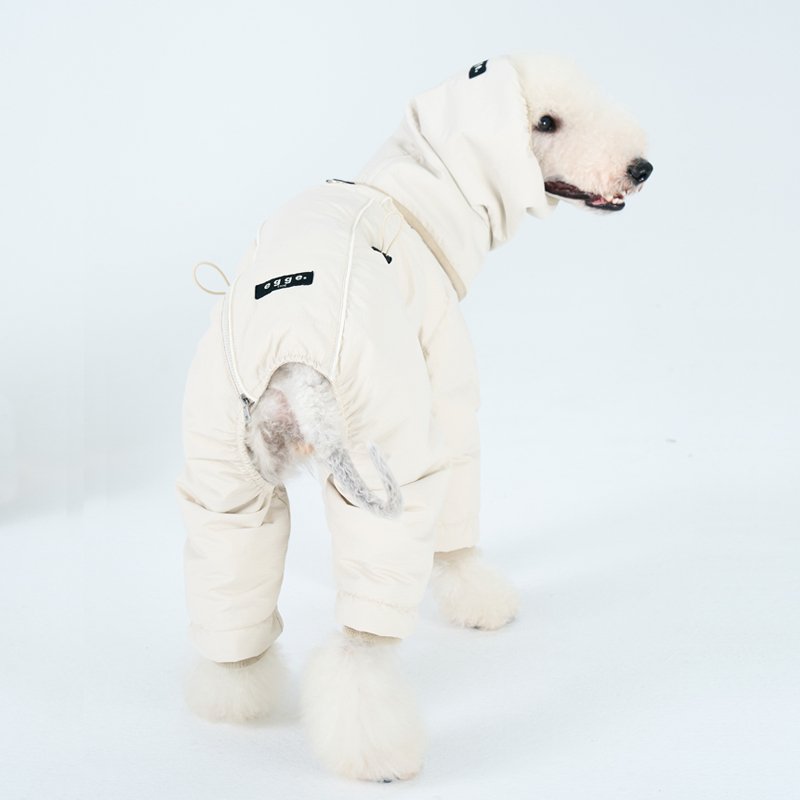 Down Padded Jacket 4Legs Warm Bedlington Dog Clothes - PIKAPIKA