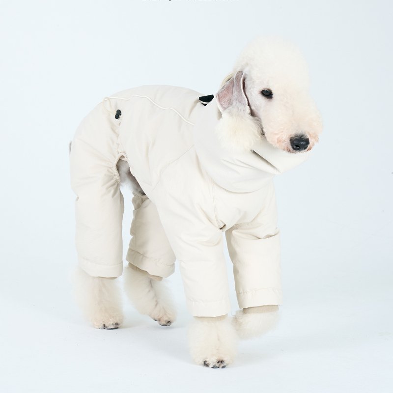 Down Padded Jacket 4Legs Warm Bedlington Dog Clothes - PIKAPIKA
