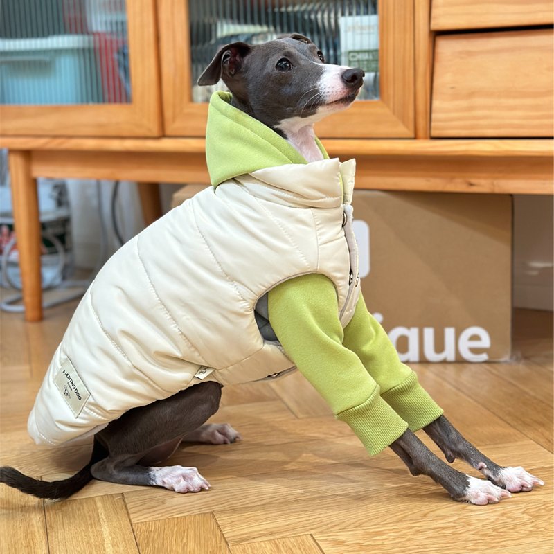 Down Padded Jacket Vest Italian Greyhound Whippet Dog Clothes - PIKAPIKA