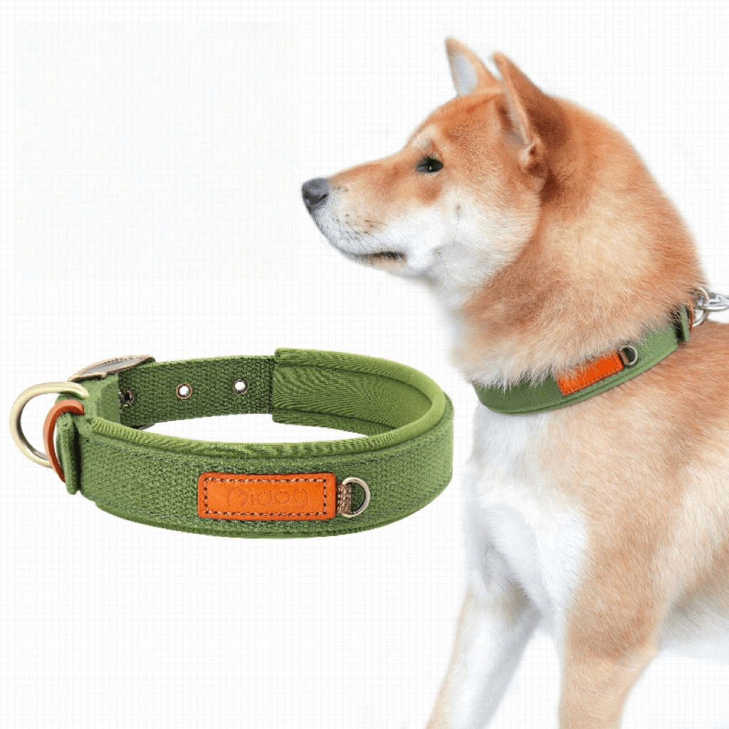 Durable Adjustable Dog Collar Pet Necklace with ID Tag - PIKAPIKA